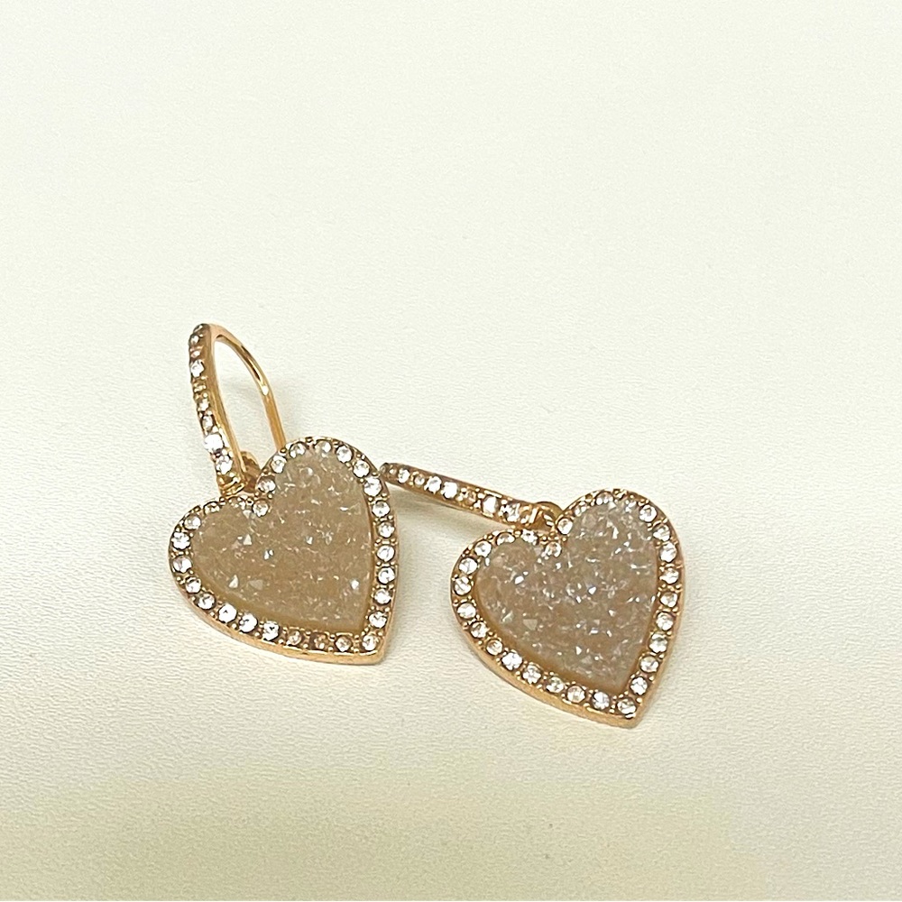 bauble bar heart earrings